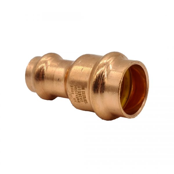 Press Gas Reducing Coupling 50mm x 32mm F/F - Plumbers Choice